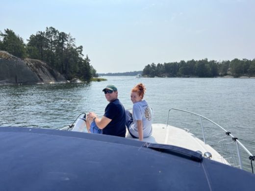 Stockholm Motorboat Jeanneau Merry Fisher 755 alt tag text