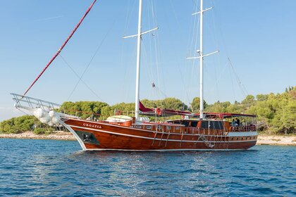 Charter Sailing yacht Croatia - Traditional Gulet Motor Yacht Trajektna Luka Split
