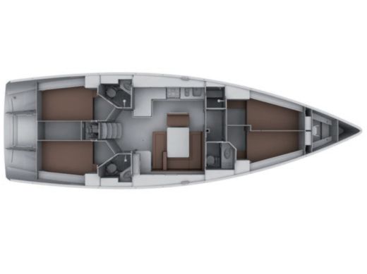 Sailboat BAVARIA 45 CRUISER boat plan