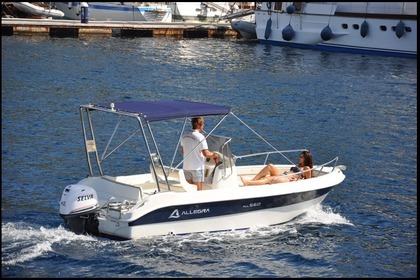 Charter Boat without licence  Allegra Allegra 19 Lipari