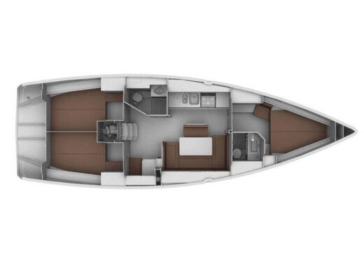 Sailboat BAVARIA CRUISER 40 Boat design plan