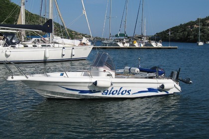 Miete Motorboot aiolos 19 f - Lefkafa Island Lefkada