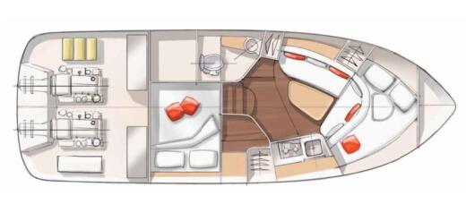 Motorboat Beneteau Monte Carlo 32 ht Boat design plan