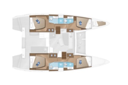 Rental Catamaran Lagoon Lagoon 42 Marmaris