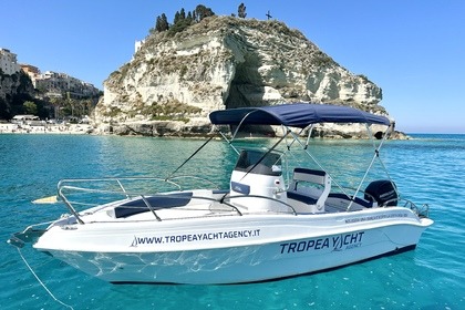 Hire Boat without licence  SEA PRO OPEN ONE full optional Tropea