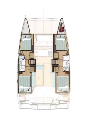 Catamaran Bali - Catana Bali Catsmart Boat design plan