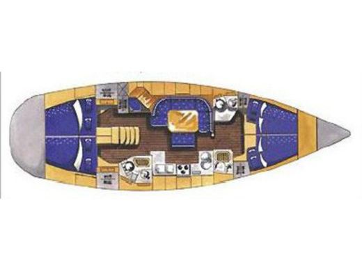 Sailboat ELAN 45 Boat design plan