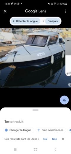 Motorboat Ultramar 600 week-end boat plan