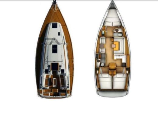 Sailboat Jeanneau Sun Odyssey 409 boat plan