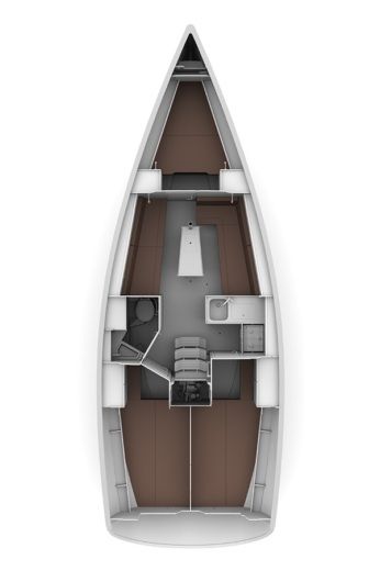 Sailboat BAVARIA 34 CRUISER boat plan