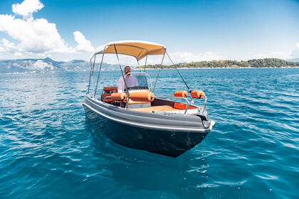 Hire Boat without licence  Karel Ithaka 60 hp Corfu