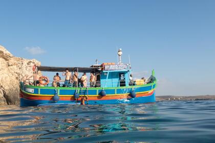 Hire Motorboat Traditional Luzzu Gozo