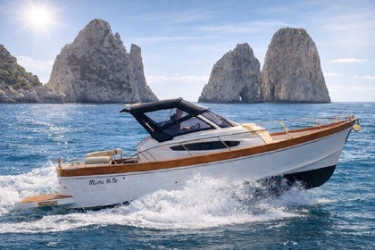 Miete Motorboot private tour Gozzo 8,50 Capri
