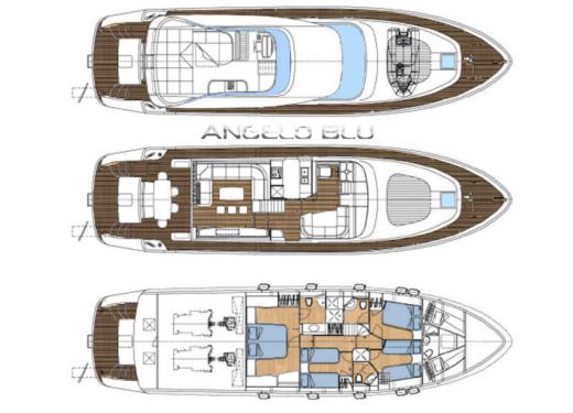 Motor Yacht Maiora 20s Boat layout