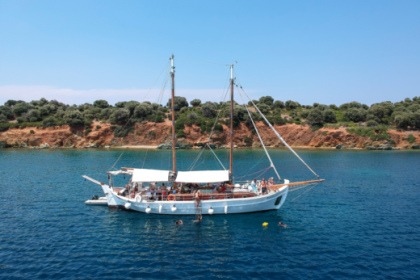 Rental Sailboat sail traditional schooner Sporades