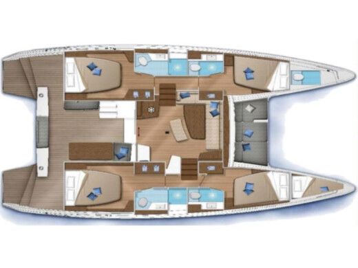 Catamaran Lagoon Lagoon 42 boat plan
