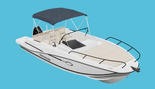 Motorboat Quicksilver Activ 675 Sundeck 225 cv Σχέδιο κάτοψης σκάφους