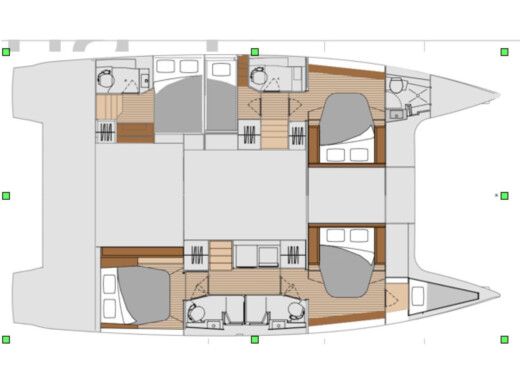 Catamaran  Tanna 47 boat plan