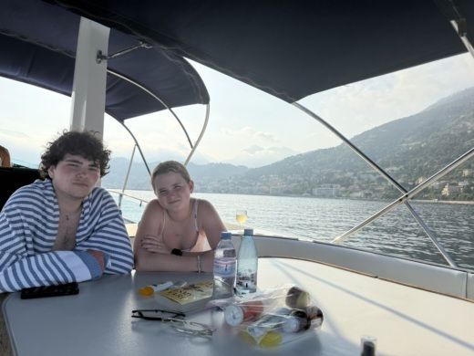 Menton Motor Yacht Fairline 58 alt tag text