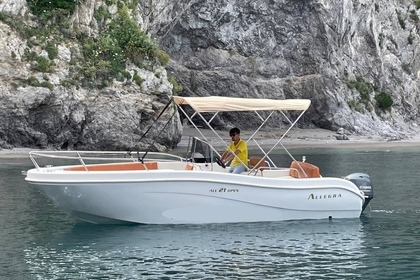 Aluguel Barco sem licença  Open Allegra 21 Allegra Praiano