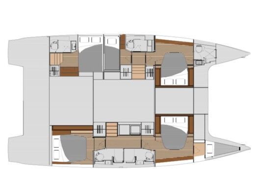 Catamaran Tanna 47 boat plan