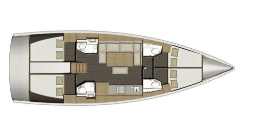 Sailboat  Dufour 460 Grand Large boat plan