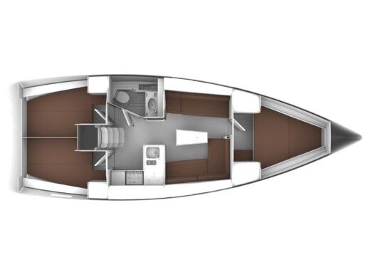 Sailboat BAVARIA 37 CRUISER boat plan