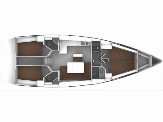 Sailboat Bavaria Bavaria Cruiser 46 boat plan