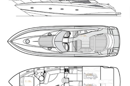 Miete Motoryacht Sunseeker Portofino 53 Dénia