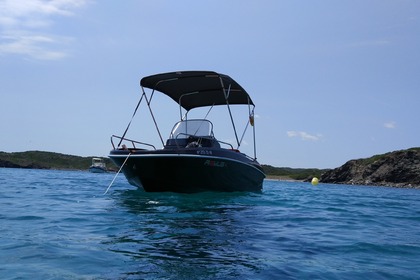 Location Bateau sans permis  Remus 450 Black Minorque