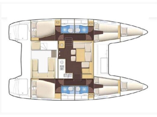Catamaran Lagoon Lagoon 400 S2 Boat design plan