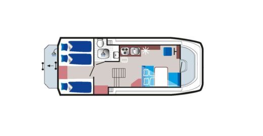 Houseboat Pirate 915 (ZEU) boat plan