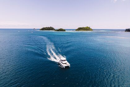 Verhuur Catamaran Robertson & Caine Leopard 53 Powercat Eden Island, Seychelles