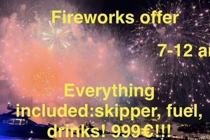 Charter Motorboat Super offer!!! Everything included skipper fuel Bavaria boat 13 meters from 2017! Cannes