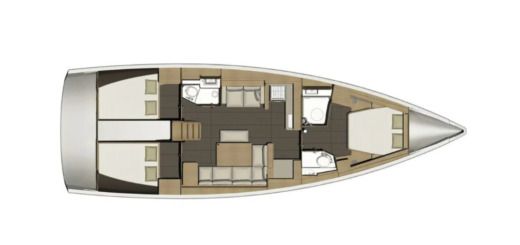 Sailboat DUFOUR 460 boat plan