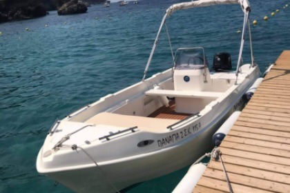 Rental Boat without license  A.Hellas 30 hp 5,20 Palaiokastritsa
