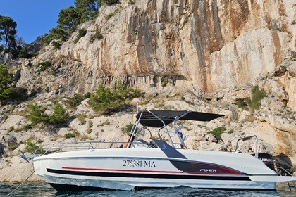 Verhuur Motorboot Beneteau Flyer Spacedeck 7.7 Makarska Riviera