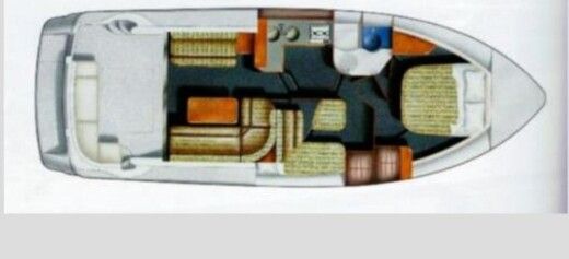 Motorboat PRINCESS 380 boat plan