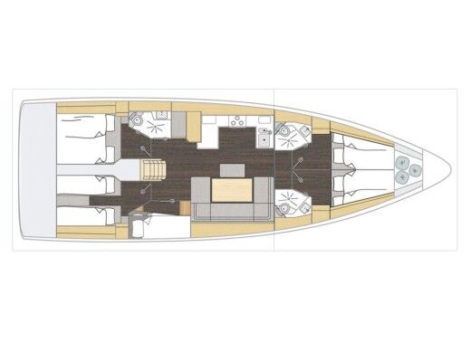 Sailboat  Bavaria C46 Boat design plan