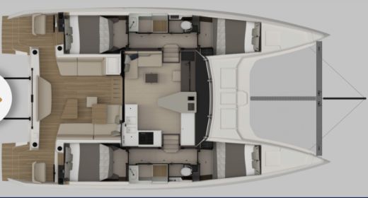 Catamaran Nautitech Open 44 Boat design plan
