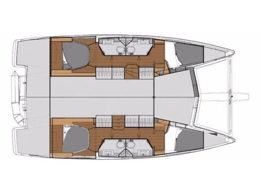 Catamaran  Lucia 40 Boat design plan