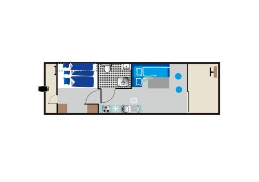 Houseboat Febomobil 990 II (HMR) boat plan