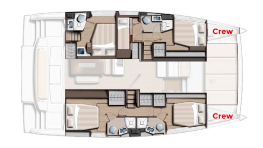 Catamaran Bali - Catana Bali  4.6 boat plan