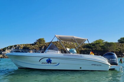 Alquiler Lancha PACIFIC CRAFT OPEN 670 200CV YAMAHA Ciudadela