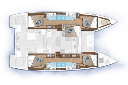 Miete Katamaran Lagoon 50 Sukošan