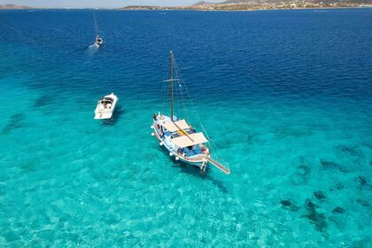 Rental Gulet GREEK TRADITIONAL WOODEN BOAT Paros