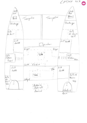 Catamaran Catana 41.5 Boat design plan