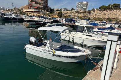 Miete Boot ohne Führerschein  Estable 400 El Campello
