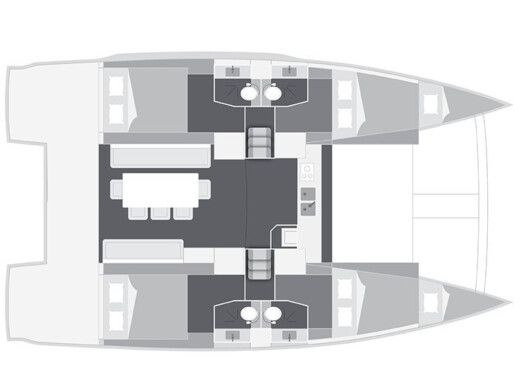 Catamaran  Bali 4.1 boat plan