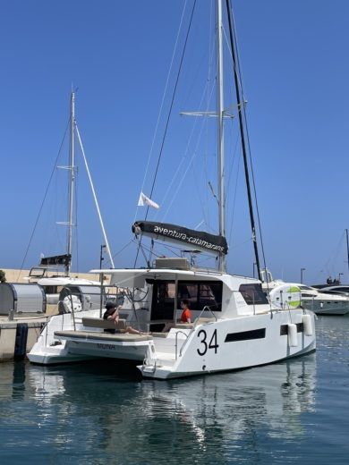 Catamaran Aventura 34 Planimetria della barca